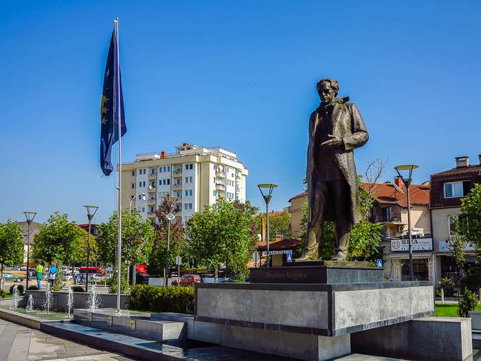Past President Ibrahim Rugova statue