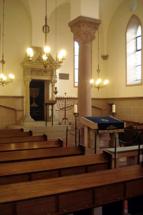 Jewish Synagogue in Worms interior