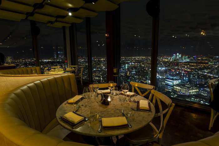 The upscale Duck and Waffle in London