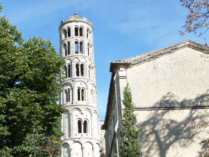 The Fenestrelle tower in Uzes 