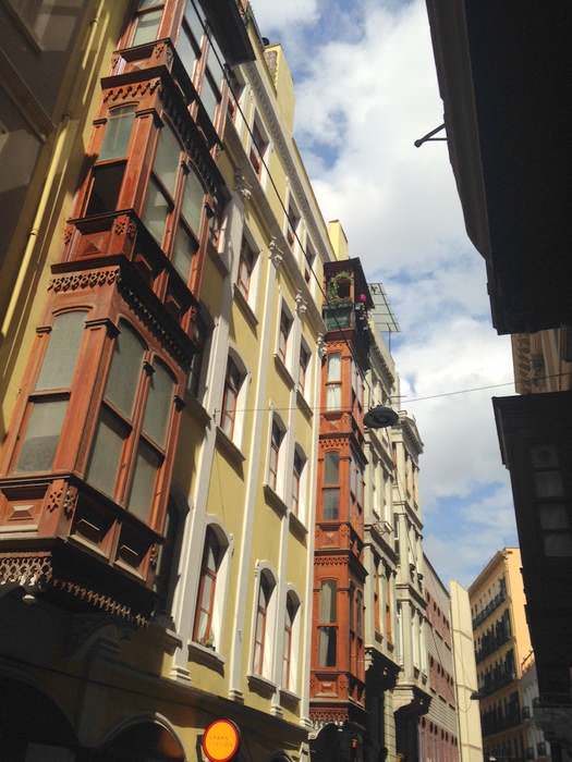 architecture of the Beyoglu district of Istanbul