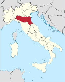 Emilia Romagna area of Italy 