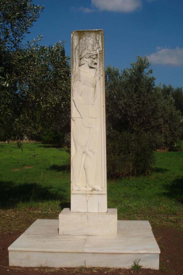 Monument to the Dead in Marathon, Greece