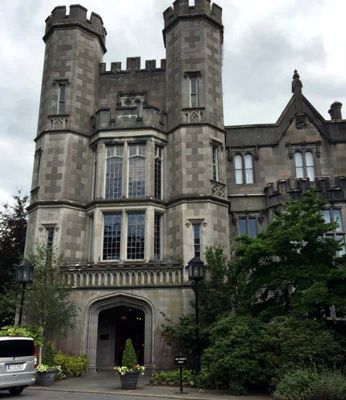 The entrance to Adare Manor, one of Ireland's best hotels