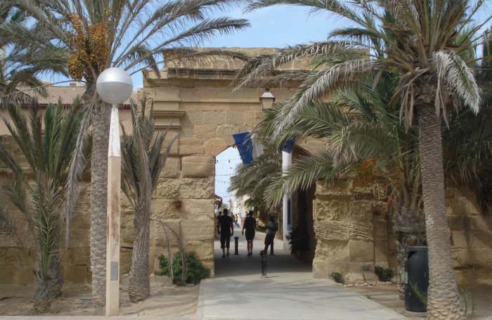 Old town gate in Tabarca