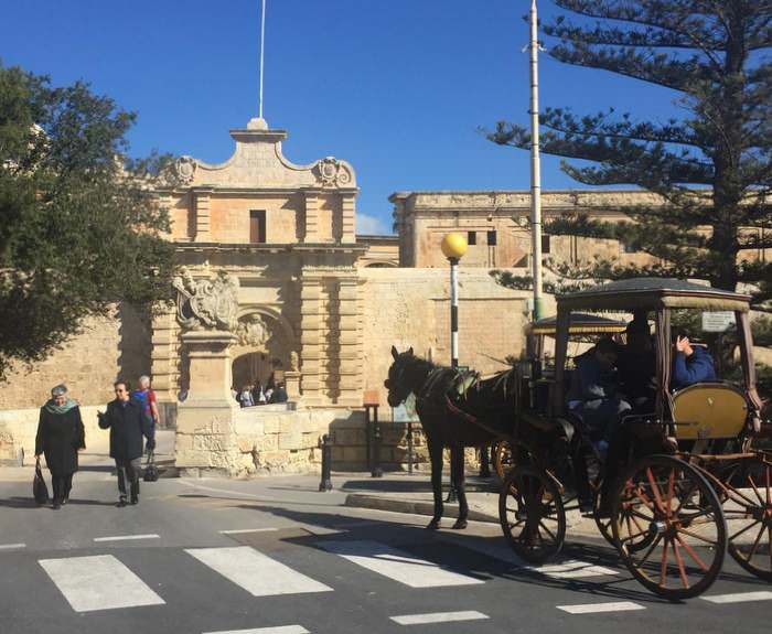 Entrance to the city of Mdina in Malta