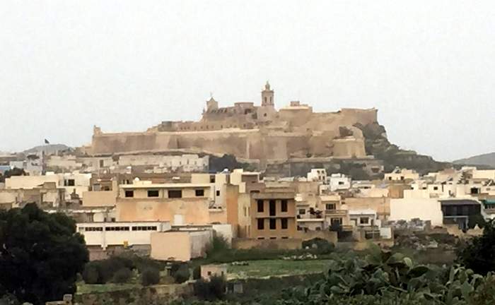 The Citadella, dominating Victoria’s and Gozo’s skyline
