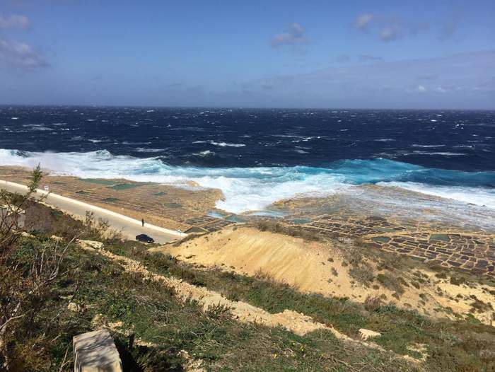 The salt flats of Gozo