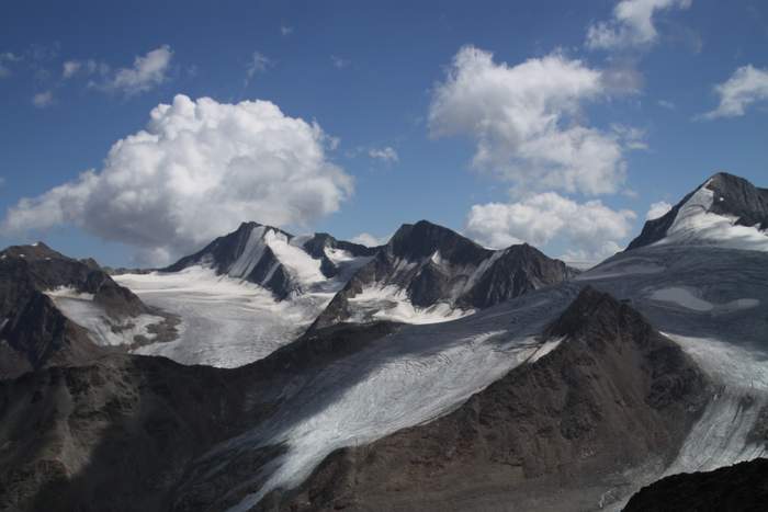 Similaun Gletscher, where the ice man was found