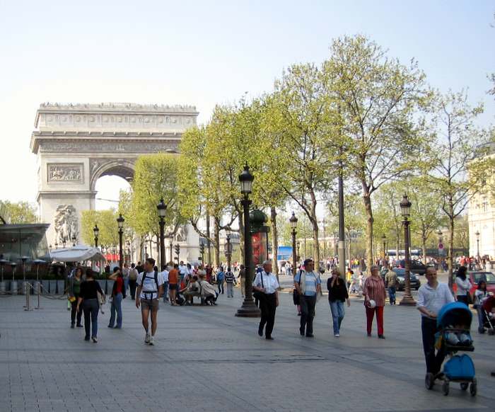 The Champs Elysees is the heart of Paris