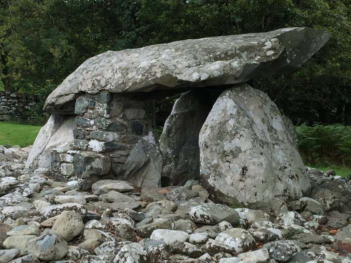 Dyffryn Ardudwy dolmens are located off the west coast road of Wales