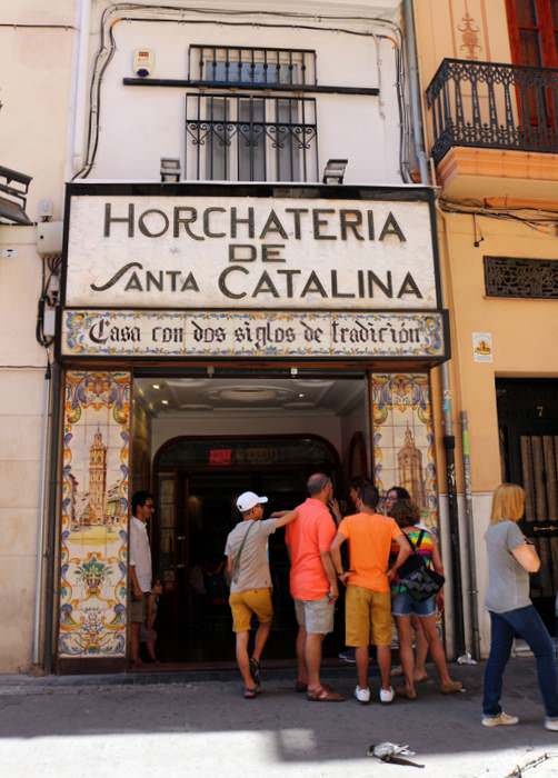 Horchateria Santa Catalina in Valencia