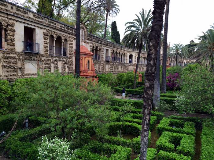 Garden in the Real Alcazar Sevilla
