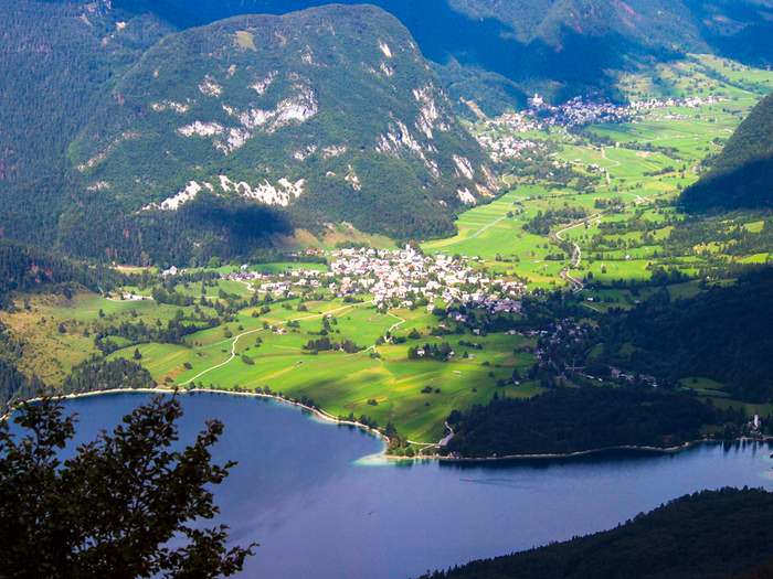View of Bohinj Valley from the Vogel Cable Car