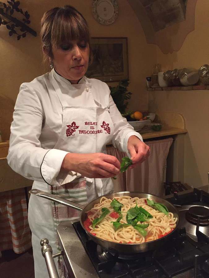 Chef Silvia Baracchi at Il Falconiere