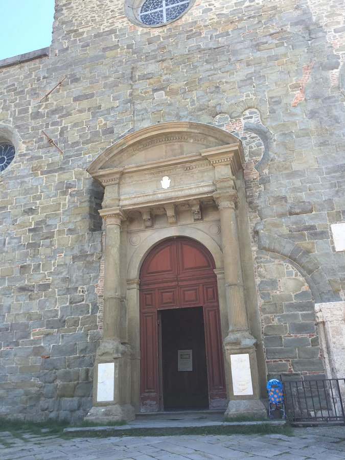 Entrance to the Diocesano Museum in Cortona