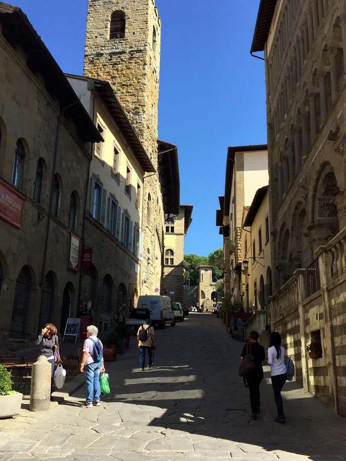 The old town of Arezzo 