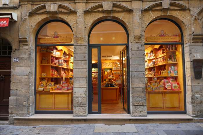 confectionary store in Vieux Lyon 