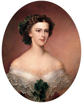 Portrait of Sissi, Empress of Austria-Hungary
