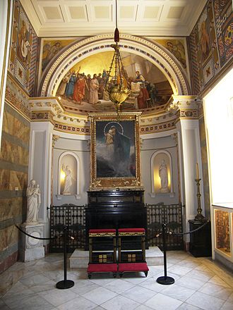 Sissi's chapel at Achillieon Palace in Corfu