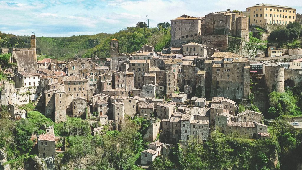 Sorano, Etruscany: Italy Tuscany Regions