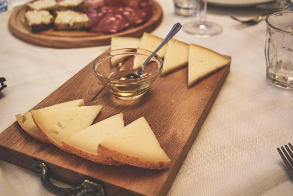 Meat and Cheese Plate at Sovestro in Poggio - Winery in Tuscany Italy