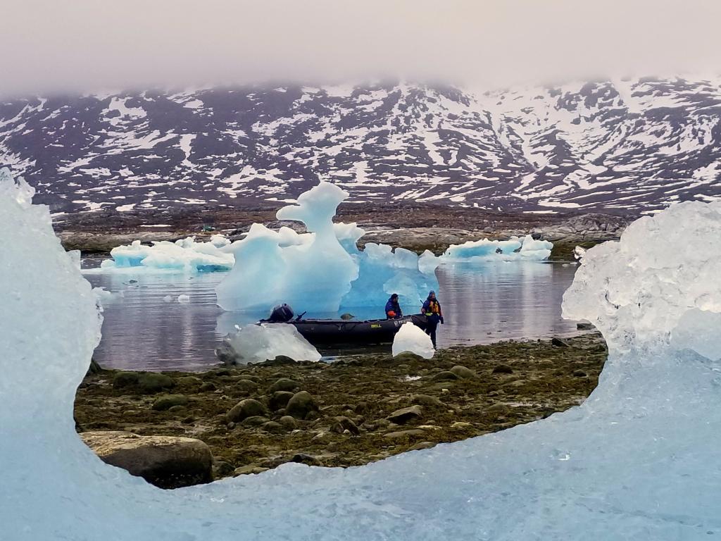 Arctic Cruise Greenland: Exploring an uninhabited village on Bear Island ©2017 K.D. Leperi