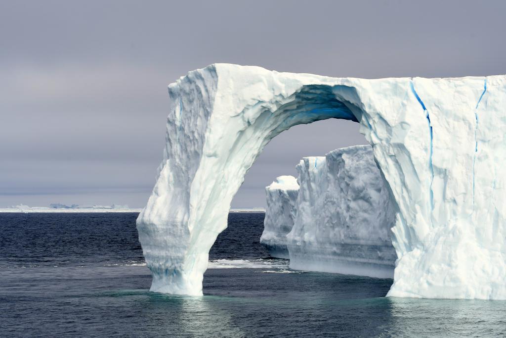 Arctic Cruise: Iceberg bridge ©2017 K.D. Leperi