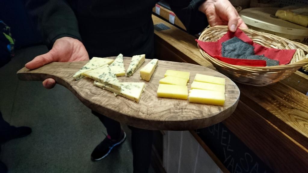 Best London Food Tour: English cheeses at Androuet