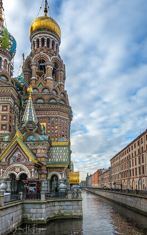 The Church of the Savior on the Spilled Blood in St Petersburg Russia