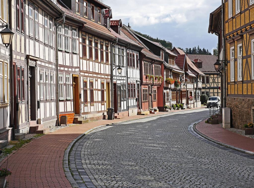 Half-timbered houses in Stolberg Germany - Harz Mountains