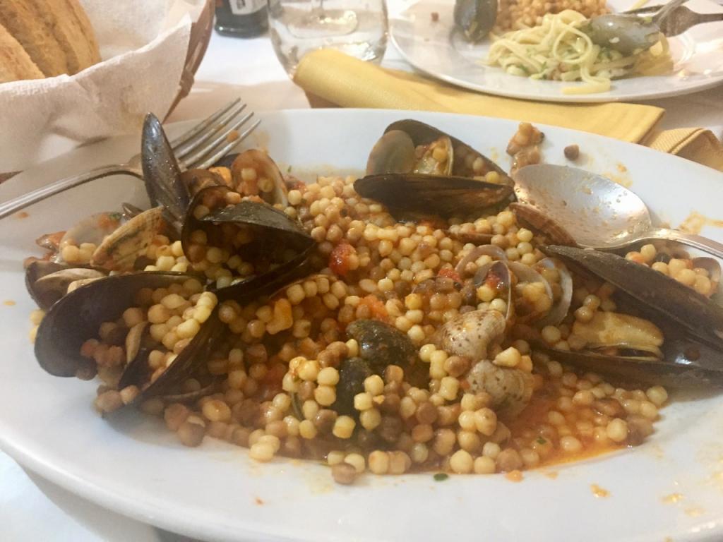 Typical Sardinian Dishes - Seafood Fregula - Traditional Sardinian Food