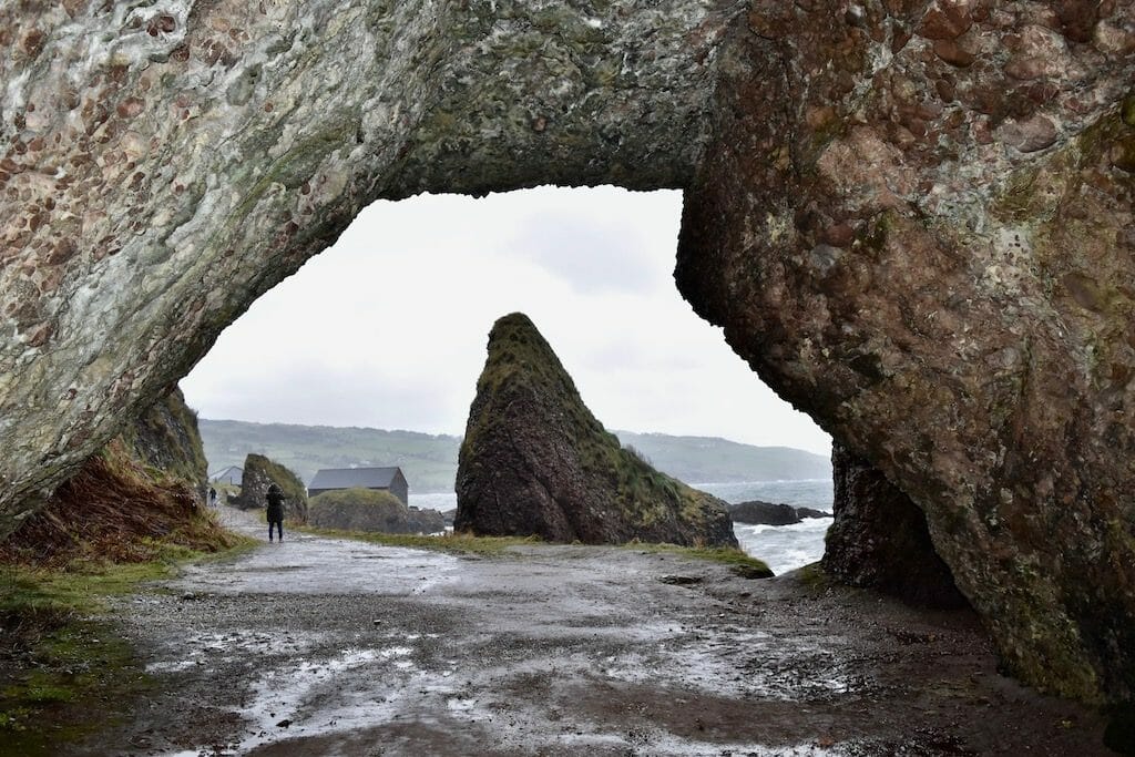 Large Rocks on Beach in Cushenden - Stormlands Film Location Game of Thrones