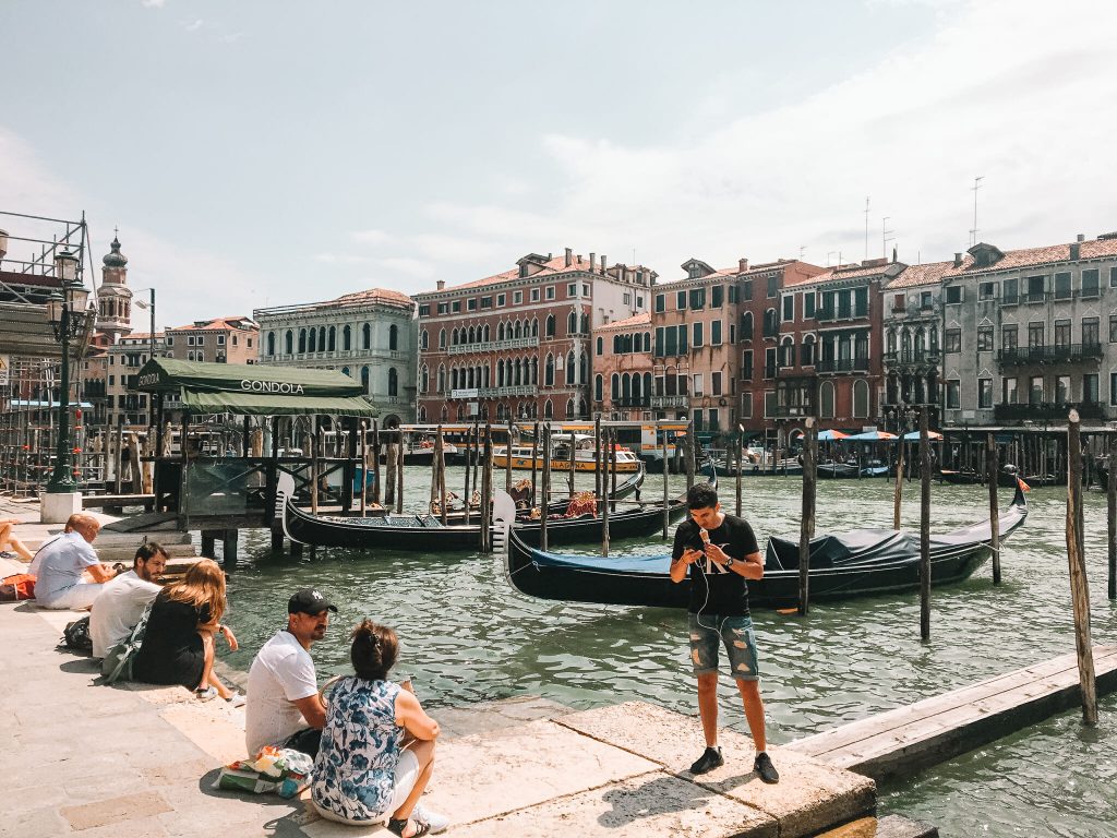 View of the Grand Canal in Venice