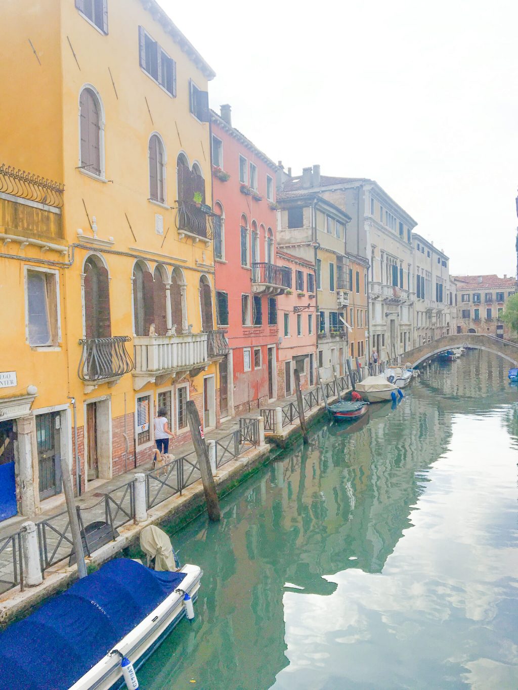 View of the Venetian river streets