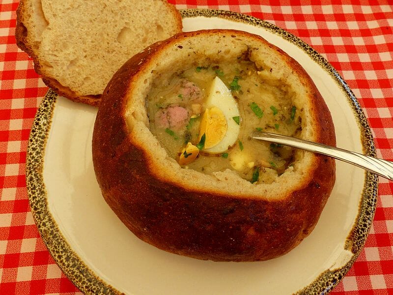 Bread bowl of zurek