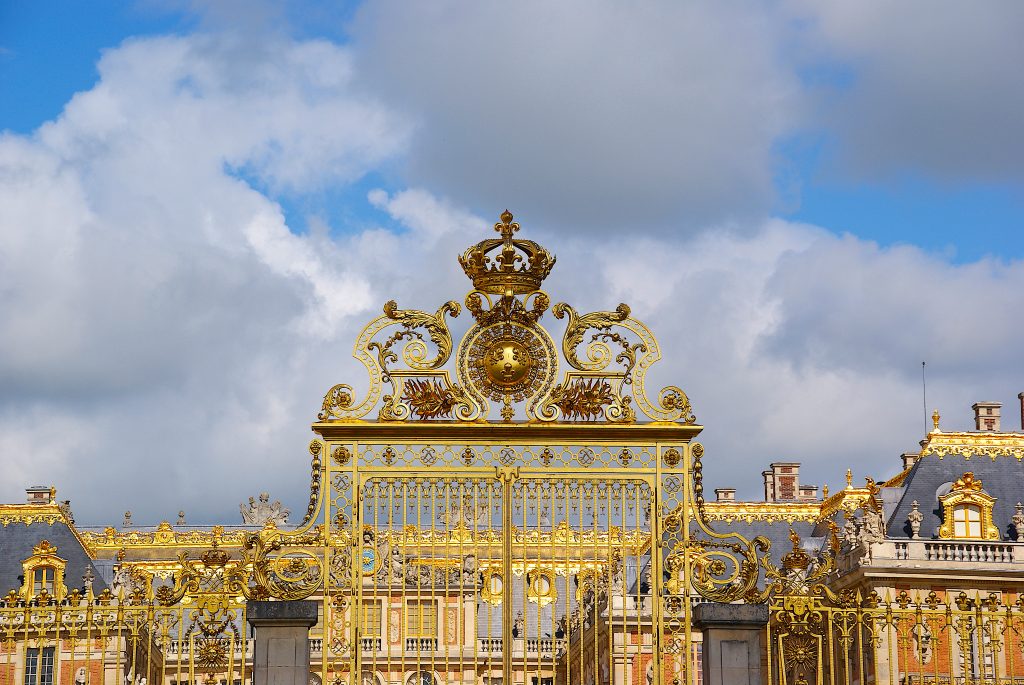 Golden Gate entrance of the Palace of Versailles