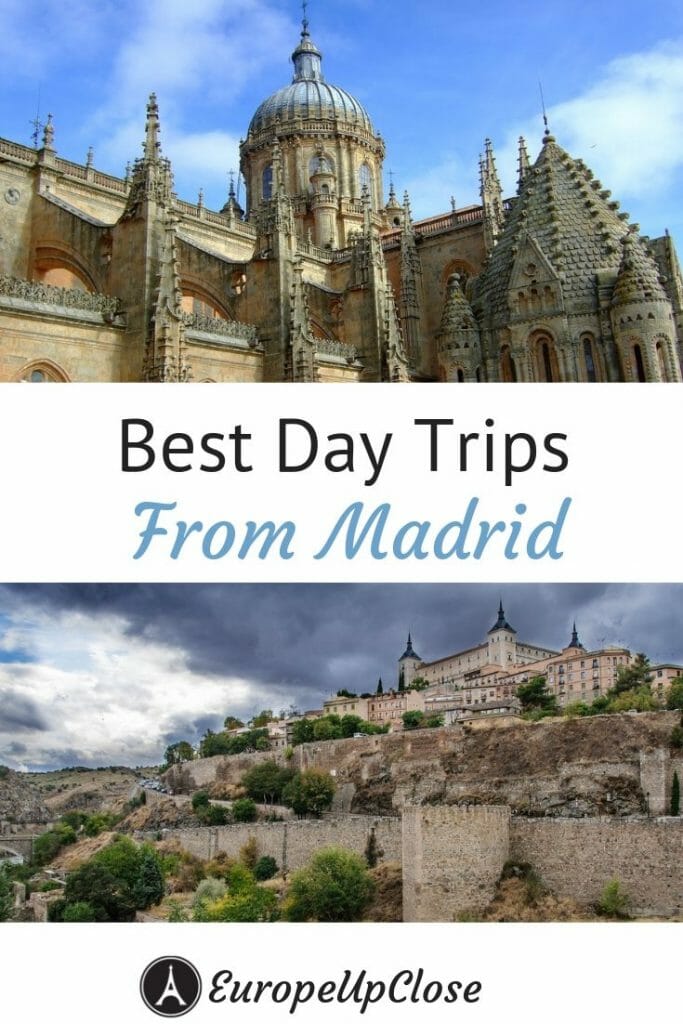 Click here to discover the best day trips from Madrid. If you have an extra few hours between Madrid and your next town, take a look at these awesome spots! #madrid #daytripsfrommadrid #spain #travel #traveling #europeupclose #madridspain #madriddaytrips #segovia #cuenca #avila #salamanca #europedaytrips #europe #europetravel #spaintravel #spaintrips