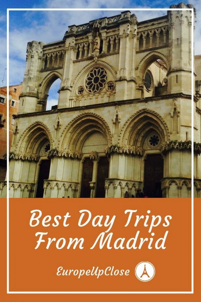 Discover the best day trips from Madrid. If you have an extra few hours between Madrid and your next town, take a look at these awesome spots! #madrid #daytripsfrommadrid #spain #travel #traveling #europeupclose #madridspain #madriddaytrips #segovia #cuenca #avila #salamanca #europedaytrips #europe #europetravel #spaintravel #spaintrips