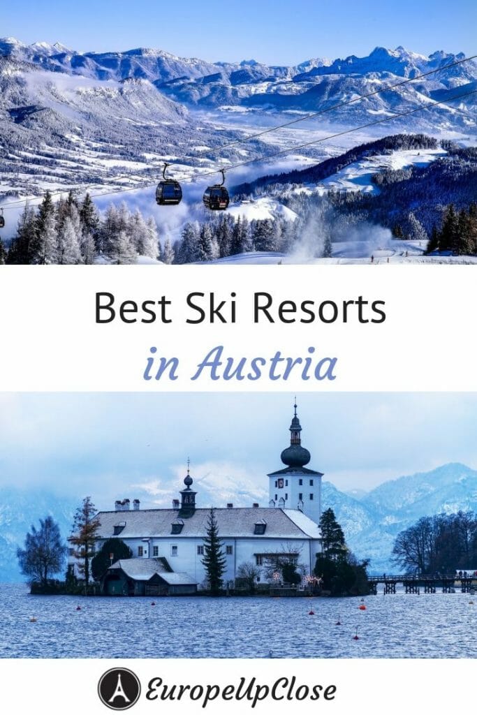 Pin: Best ski resorts in Austria with wintery photos of Austria
