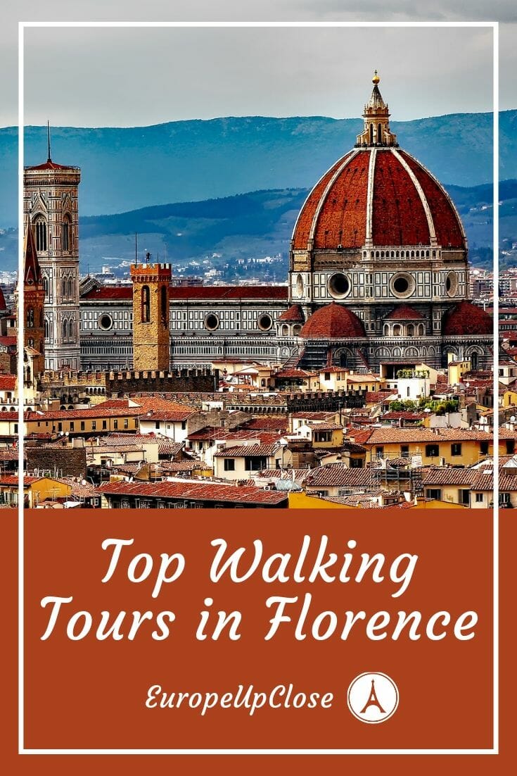 Click here for a list of the top 6 walking tours in Florence, Italy. For history buffs to food connoisseurs find the best tour for you. #florence #florenceitaly #italy #travel #florencewalkingtours #florenceholiday