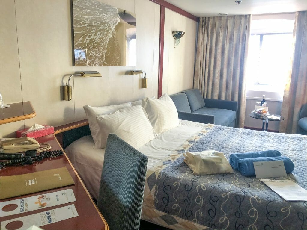 Outside Stateroom On the Celestyal Crystal Cruise Ship