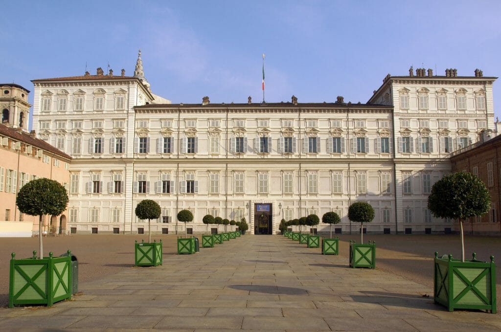 Palace Building in Turin, Italy - Palazzo Reale (Royal palace) in Turin, Italy