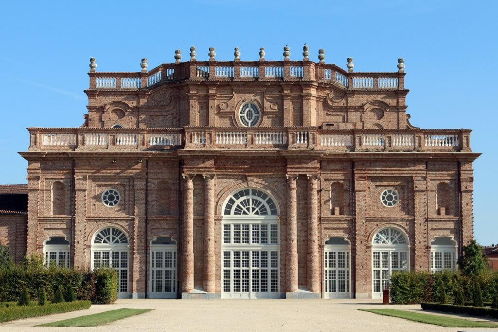 Red Sandstone Building of the Royal Palace in Turin