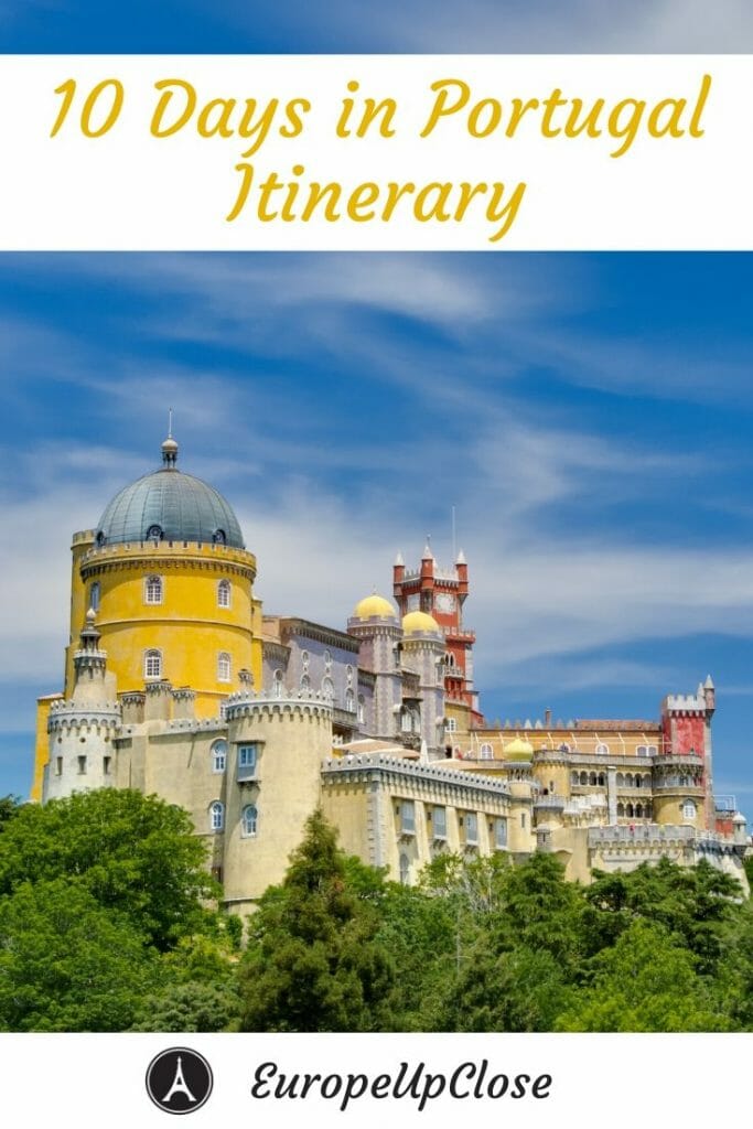 How to spend 10 days in Portugal? Use this great Portugal itinerary for 10 days to plan the perfect trip to Portugal. It includes Lisbon, Porto, beaches of the Algarve, Sintra, wine tasting in Douro Valley, and more. Perfect if you love beaches, castles, picturesque villages, and buzzing cities. Here is our best Portugal Itinerary - 10 Days in Portugal - Portugal Travel Tips - Things to Do in Portugal - Portugal Travel - #Portugal #Portugaltravel #portuguese #portuguesefood #europetrip #europetravel