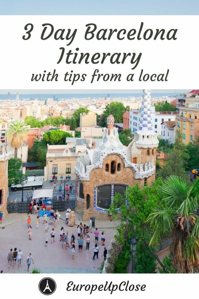 Planning a trip to Barcelona Spain? Here is the perfect Weekend in Barcelona 3 Day itinerary with the best tips from a Barcelona local. Get travel & sightseeing tips plus food guide for Barcelona Itinerary 3 days Barcelona Trip Weekend in Barcelona - 3 Days in Barcelona - Barcelona in 3 days - Barcelona Things to do - Barcelona Spain - Barcelona Travel Guide - Barcelona Travel Tips #visitspain #visitBarcelona #barcelonaitinerary #barcelonatravel #barcelonaweekend #spainitinerary #weekendgetaway