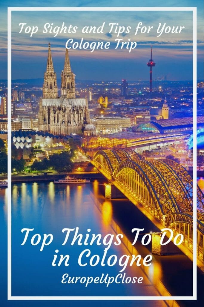 Everyone knows the Cologne Cathedral, but what other sights are there in Cologne? Here is a list of the best things to do in Cologne, Germany. Cologne Things To Do - Cologne Sights - Cologne Sightseeing - Visit Cologne - Cologne Germany - Cologne Itinerary - Things To in Cologne - Germany itinerary - Germany Trip #Cologne #Köln #Germany #Germanytrip #Germanytravel #germanyItinerary #traveltips #Europetrip #europevacation #germanyvacation