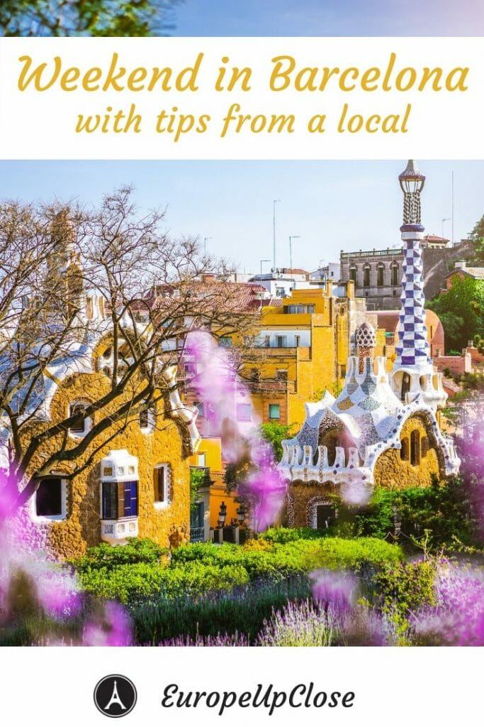 Planning a trip to Barcelona Spain? Here is the perfect Weekend in Barcelona 3 Day itinerary with the best tips from a Barcelona local. Get travel & sightseeing tips plus food guide for Barcelona Itinerary 3 days Barcelona Trip Weekend in Barcelona - 3 Days in Barcelona - Barcelona in 3 days - Barcelona Things to do - Barcelona Spain - Barcelona Travel Guide - Barcelona Travel Tips #visitspain #visitBarcelona #barcelonaitinerary #barcelonatravel #barcelonaweekend #spainitinerary #weekendgetaway