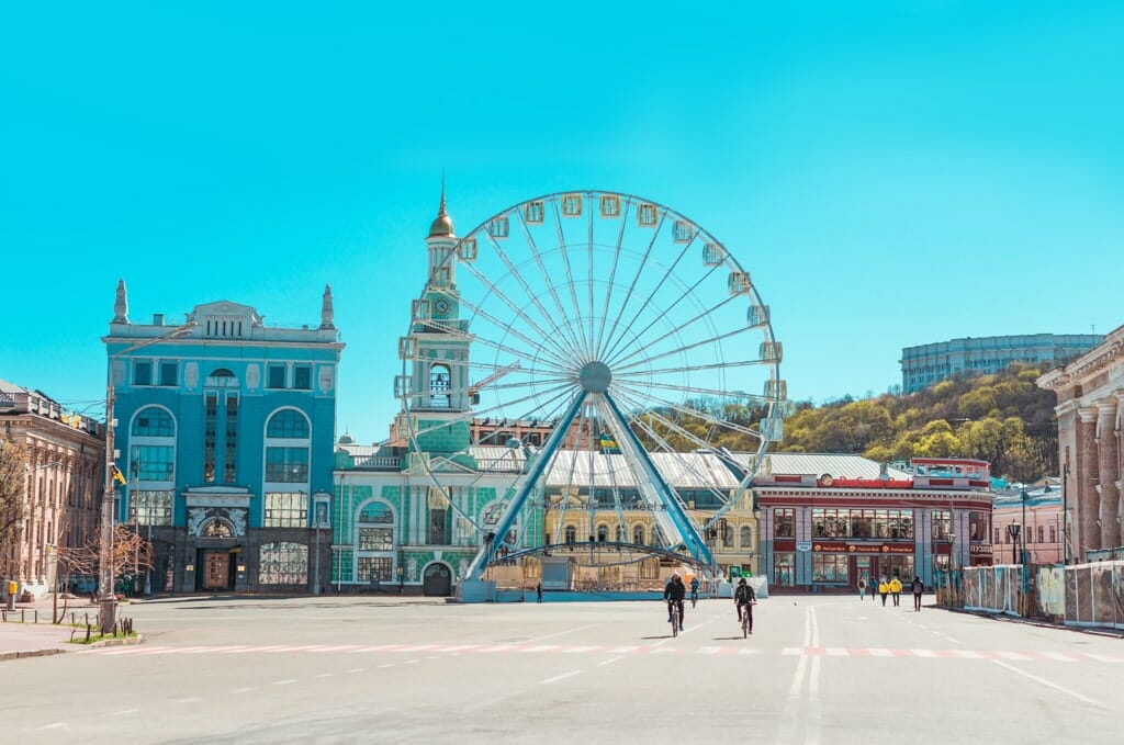 Ferris Wheel in Podil, Kyiv
