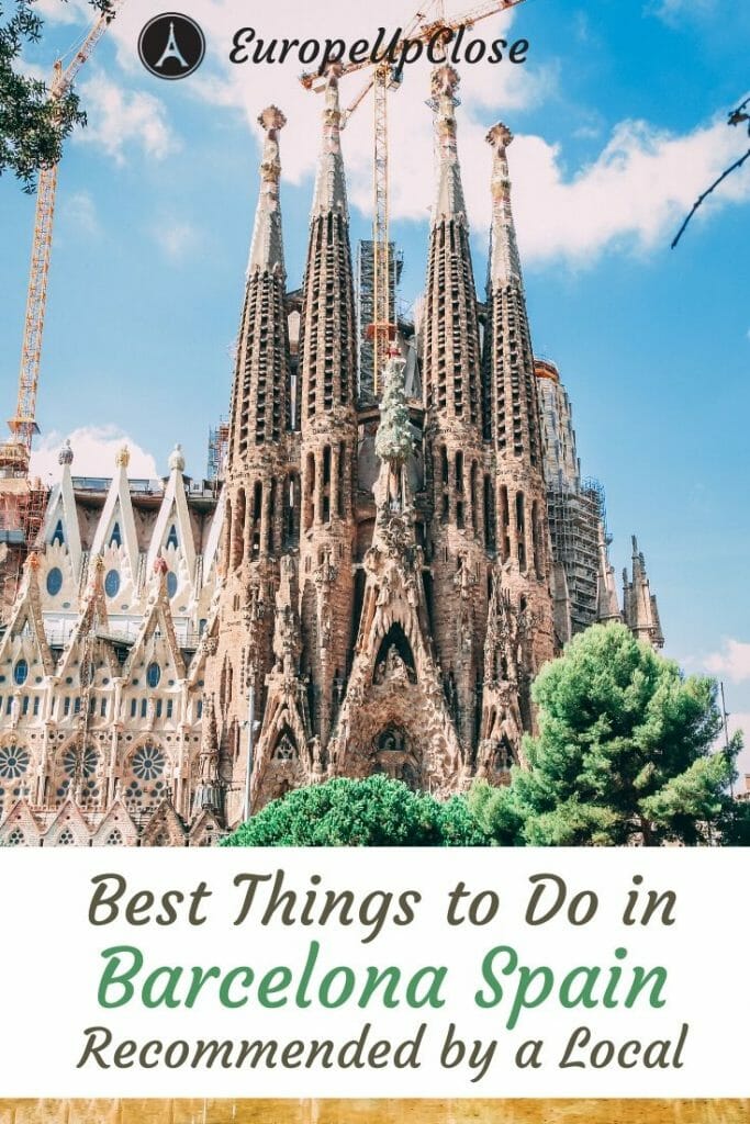 Planning a trip to Barcelona Spain? Here are the best things to do in Barcelona that you should definitely not miss - recommended by a local! #Barcelona - Barcelona Itinerary - Barcelona Things to do - Barcelona Sights - What to see in Barcelona - Places to visit in Barcelona - Barcelona Travel Tips #BarcelonaThingsToDoIn #BarcelonaSpain #BarcelonaTravel #ThingstodoinBarcelona